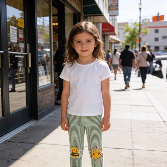 Cotton Kids Leggings Comfortable Casual Trousers