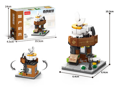 City Buildings Modular Building Block Sets for Kids