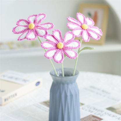 Single Stem Dried Flower Rose Tulip Bouquet Decor