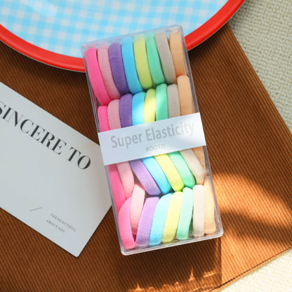 Colorful Elastic Hair Ties for Kids - Hair Accessories Set