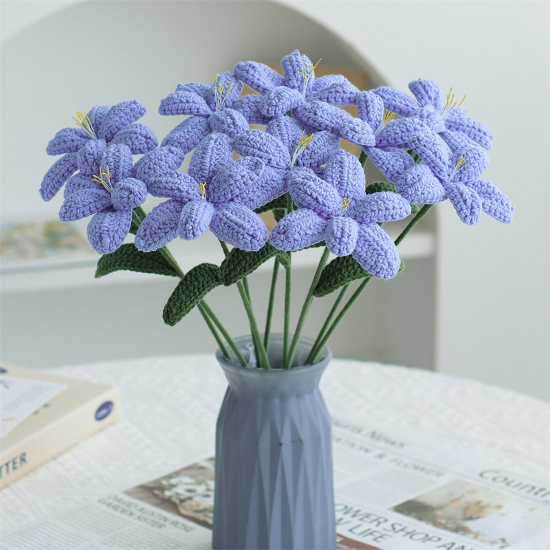 Single Stem Dried Flower Rose Tulip Bouquet Decor