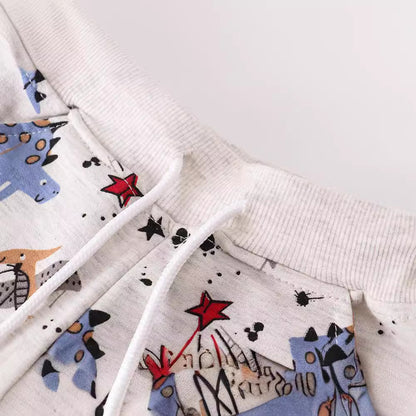Children's Casual Cotton Trousers with Drawstring