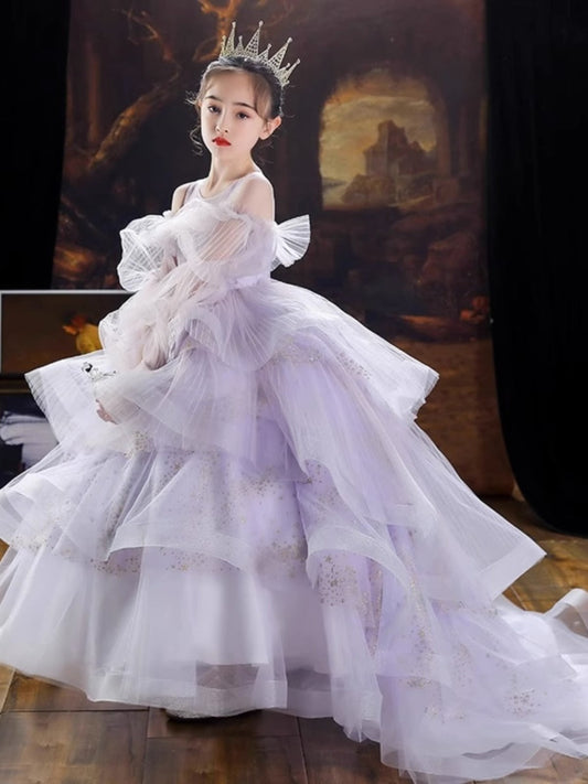 Girls' Princess Style Tulle Dress