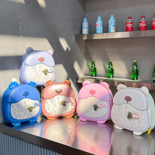 Cute Bear Sound Backpack for Kids - Breathable Oxford Cloth