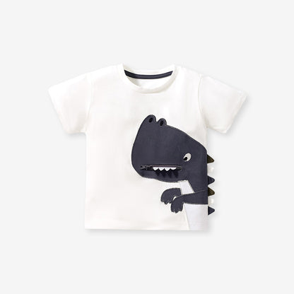 Moisture-Wicking Cotton T-Shirt for Boys