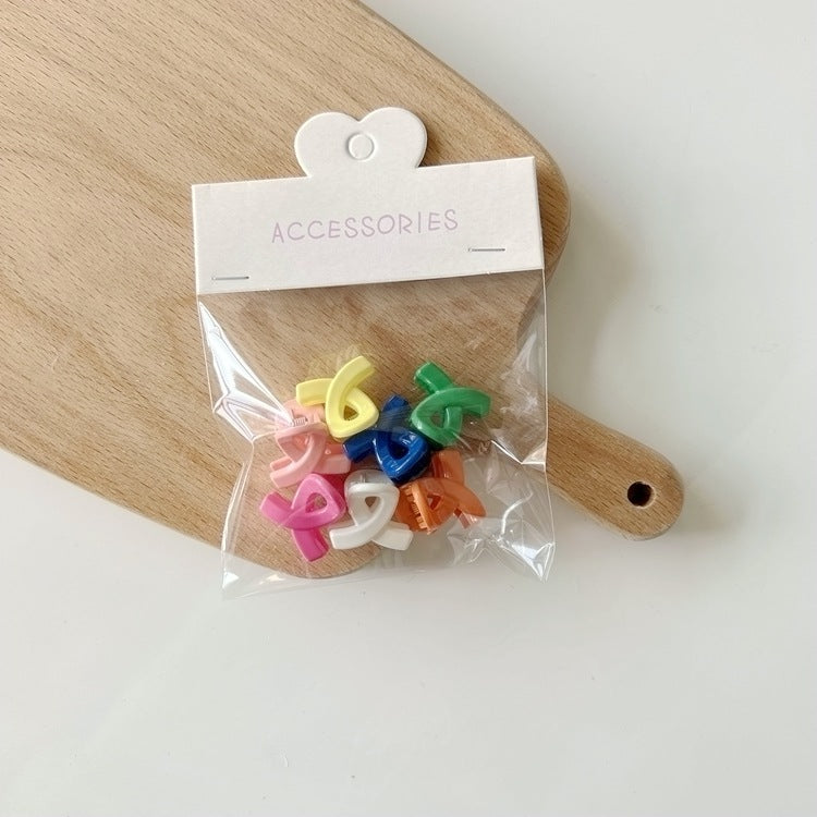 Colorful Mini Hair Clips Set for Kids