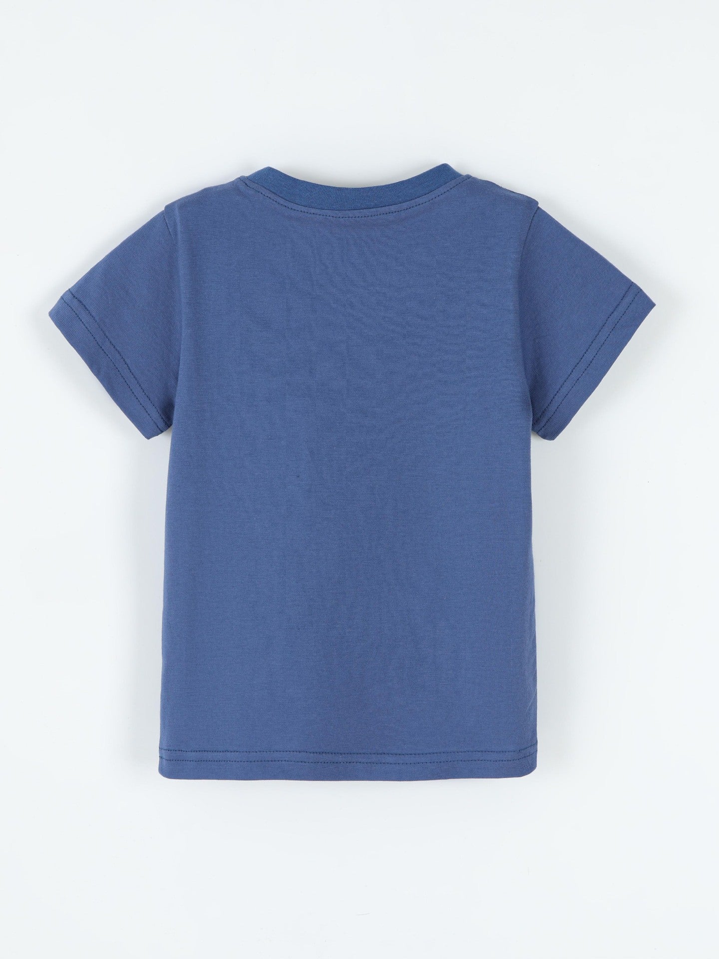 Trendy Rocket Print Short Sleeve T-Shirt for Boys