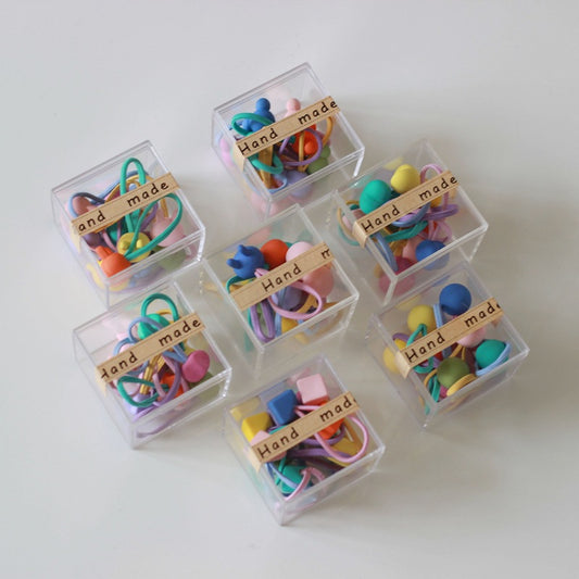 Cute Candy Color Hair Ties for Kids - 10-Pack