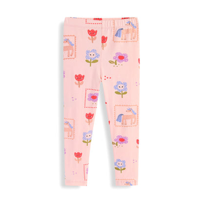 Girls' Cotton Long Pants Casual Kids' Trousers