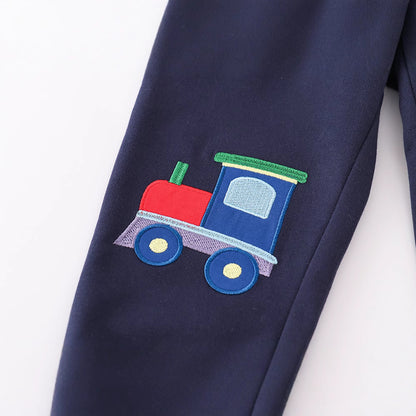Kids Casual Long Pants Soft Cotton Joggers