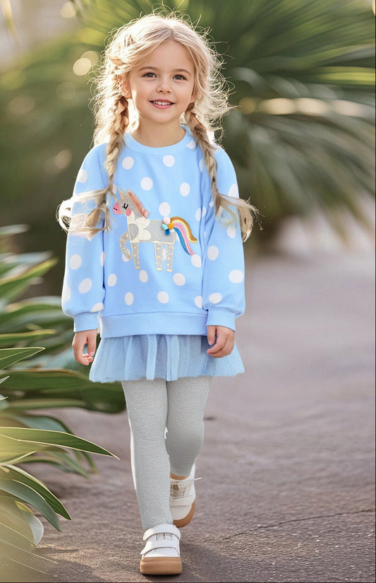 Cute Cartoon Cotton Two-Piece Kids Set