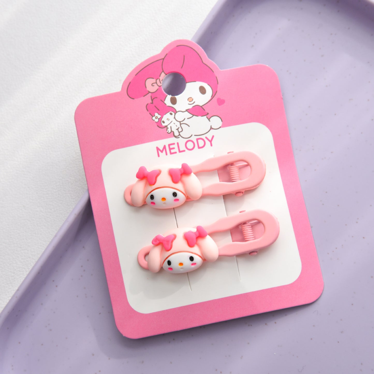 Cute Cartoon Dopamine Hair Clips for Girls - Princess Series Hair Accessories