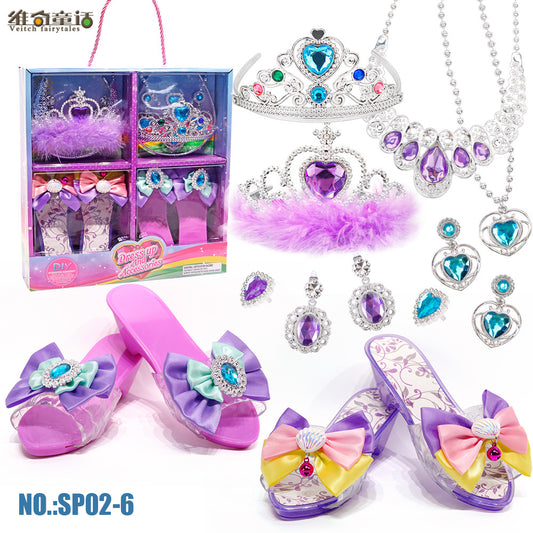 DIY Princess Dress-Up Accessories Toy Box for Girls