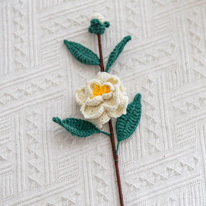 Single Stem Dried Flower Rose Tulip Bouquet Decor