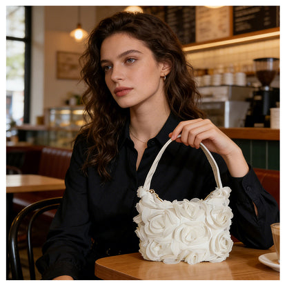 Fashion Floral Handbag Trendy Evening Bag