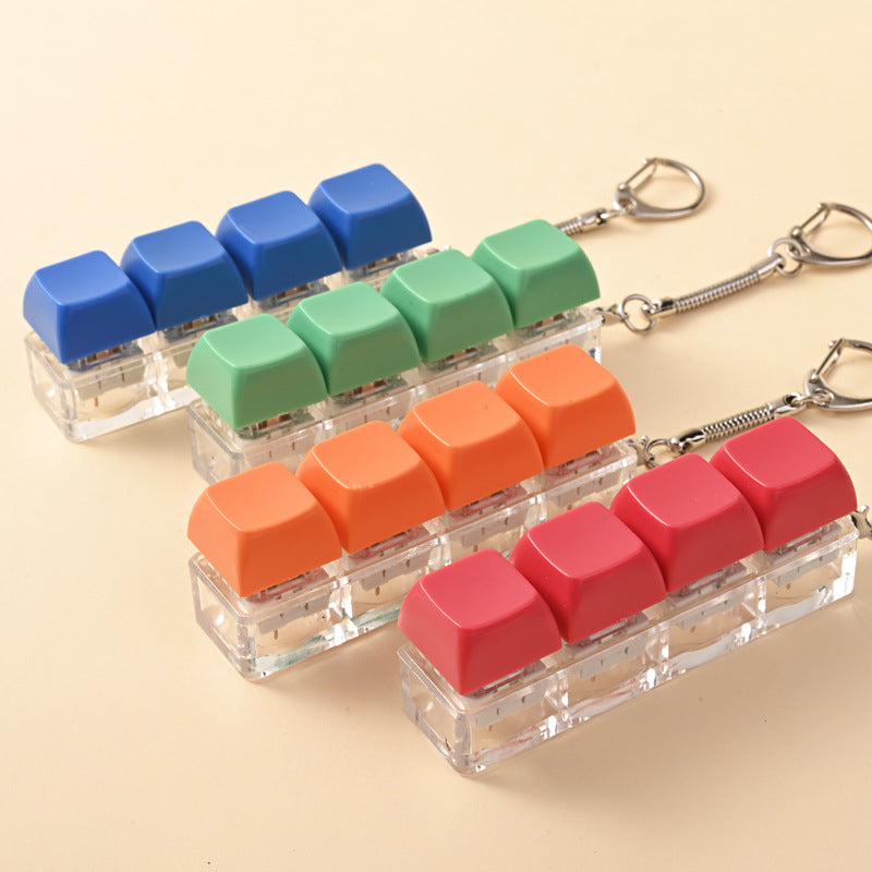 Keychain Fidget Pop Button Stress Relief Toy