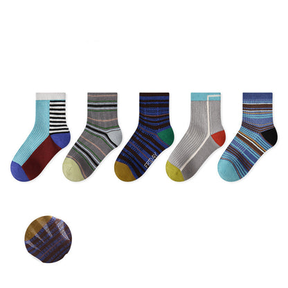 Kids Mesh Cotton Socks Cute Cartoon Breathable Everyday