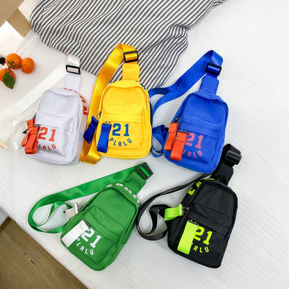 Stylish Kids Crossbody Bag With Letter Print