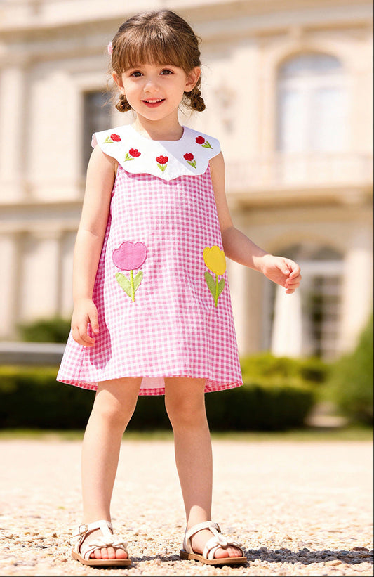 Cute Sleeveless Girl's Dress Summer Fashion