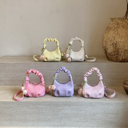 Mini Floral Shoulder Bag for Kids Sweet Dreamy Design