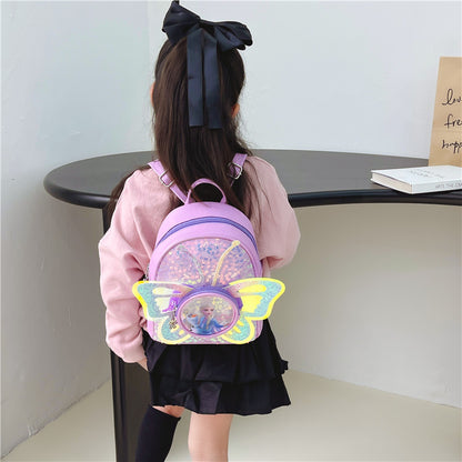 Trendy Princess Sequin Backpack for Kids