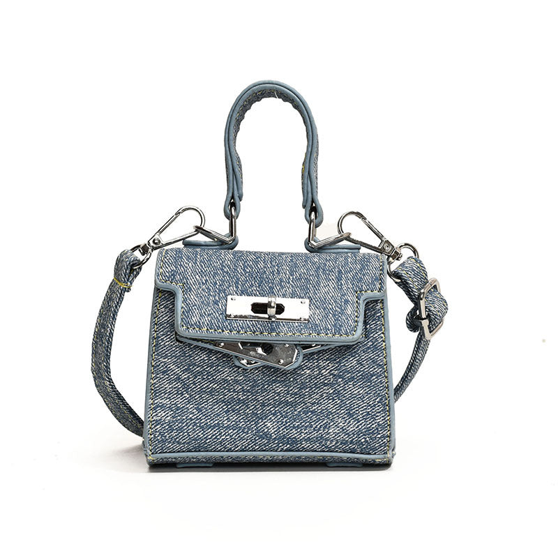 Trendy Mini Shoulder Bag for Kids with Geometric Design