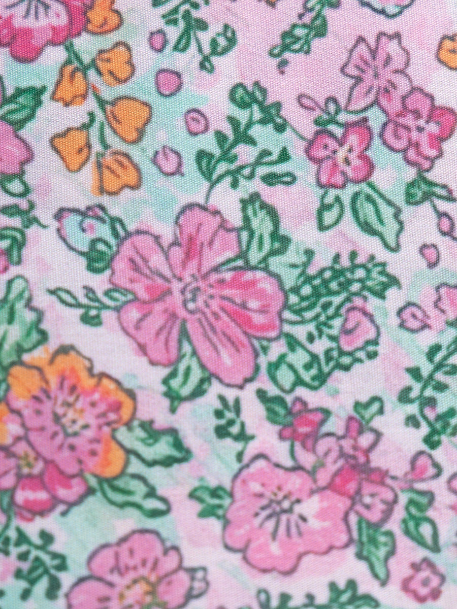 Summer Cartoon Floral Dress for Girls
