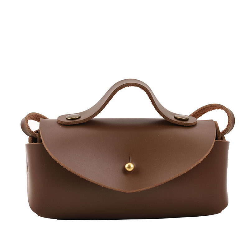 Mini Children’s Shoulder Bag Stylish Casual PU Leather Crossbody Bag