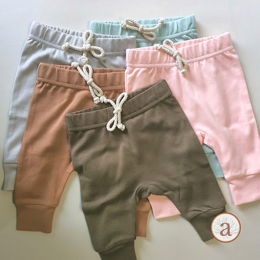 Kids Organic Cotton Casual Long Pants for Spring and Autumn