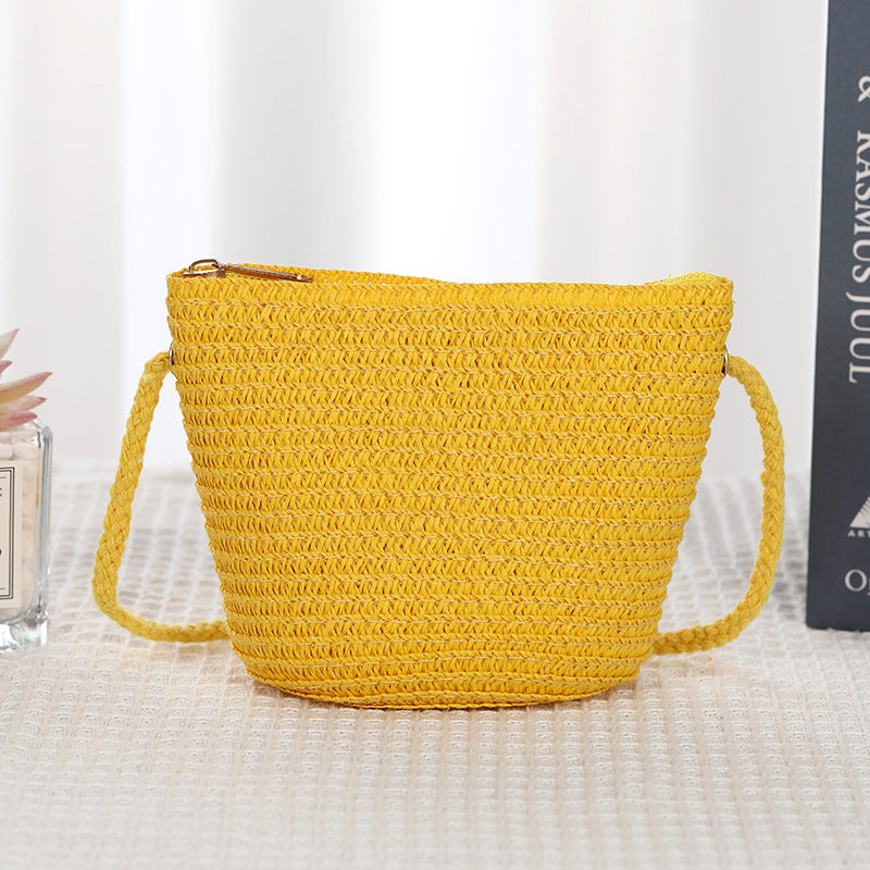 Cute Woven Kids Bag Set with Hats for Boys and Girls