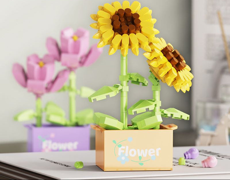 Compatible Lego Flower Succulent Plant Building Blocks Toy