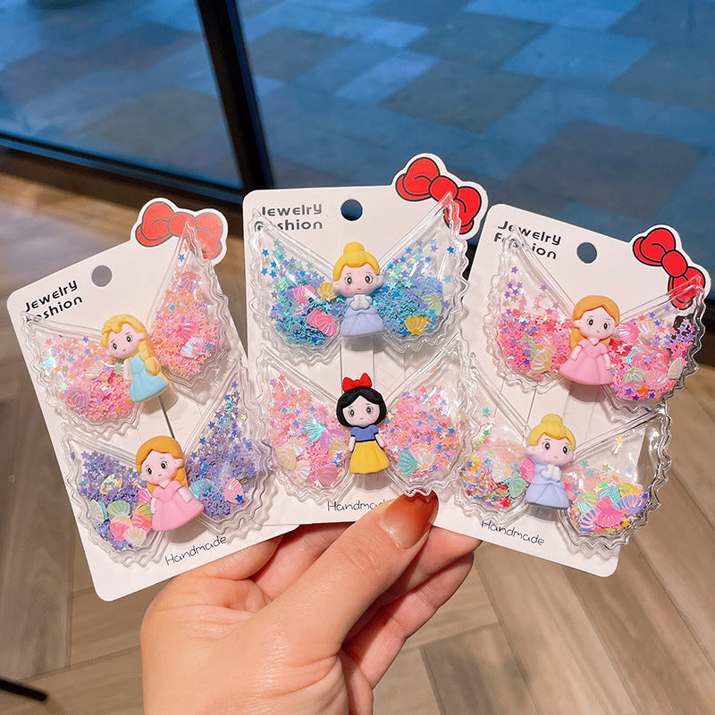 Cute Cartoon Sandbag Hair Clips for Kids