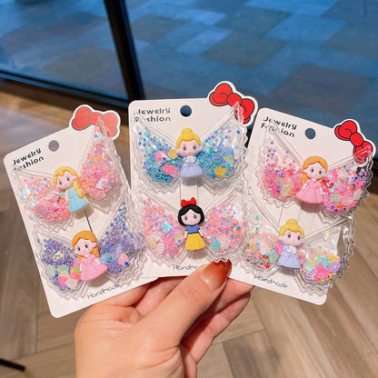 Cute Cartoon Sandbag Hair Clips for Kids