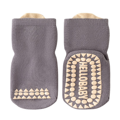 Baby Floor Socks Non-Slip Mid-Calf Socks for Boys and Girls