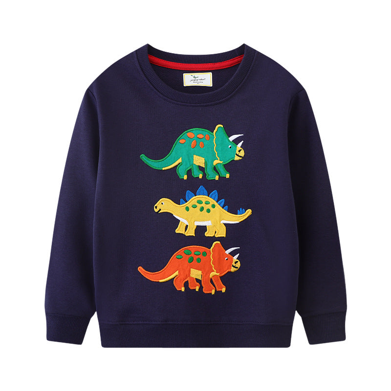 Kids Cartoon Long Sleeve T-Shirt for Boys