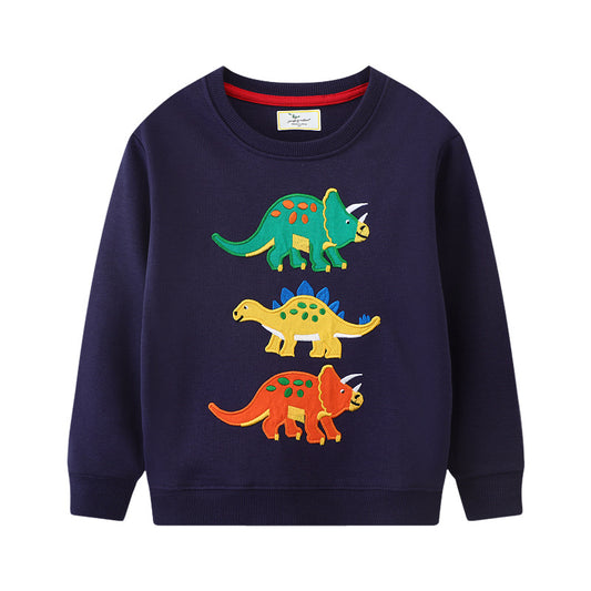 Kids Cartoon Long Sleeve T-Shirt for Boys