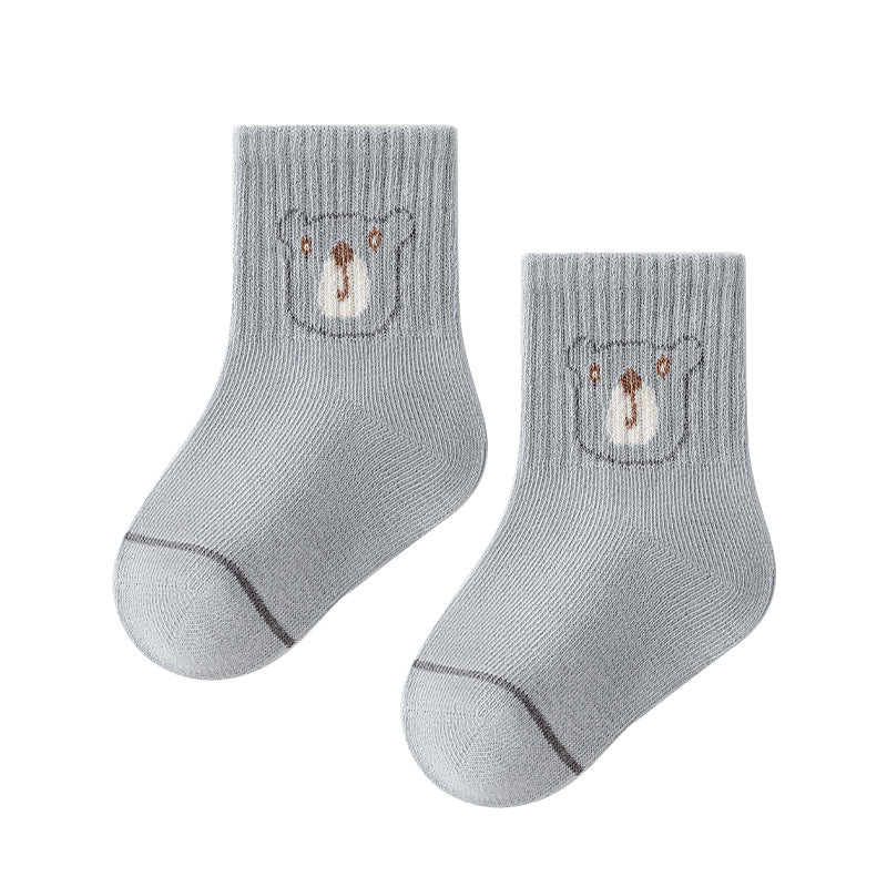 Cute Cartoon Cotton Socks for Kids - Breathable and Comfortable