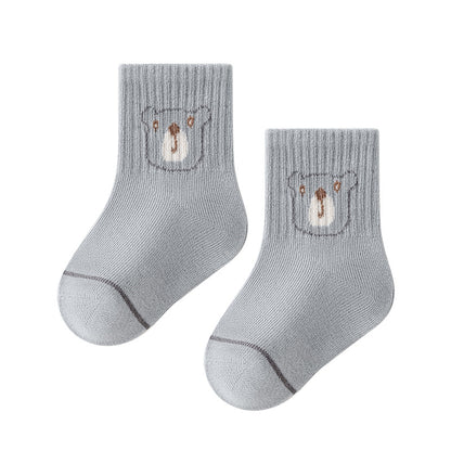 Cute Cartoon Cotton Socks for Kids - Breathable and Comfortable