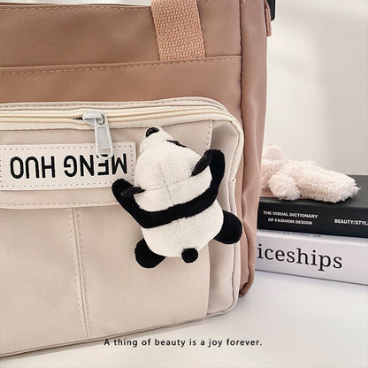 Cute Panda Plush Brooch Cartoon Animal Pin for Girls