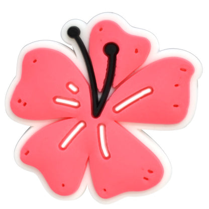 Removable Clog Shoe Charms Flower Snap On Casual