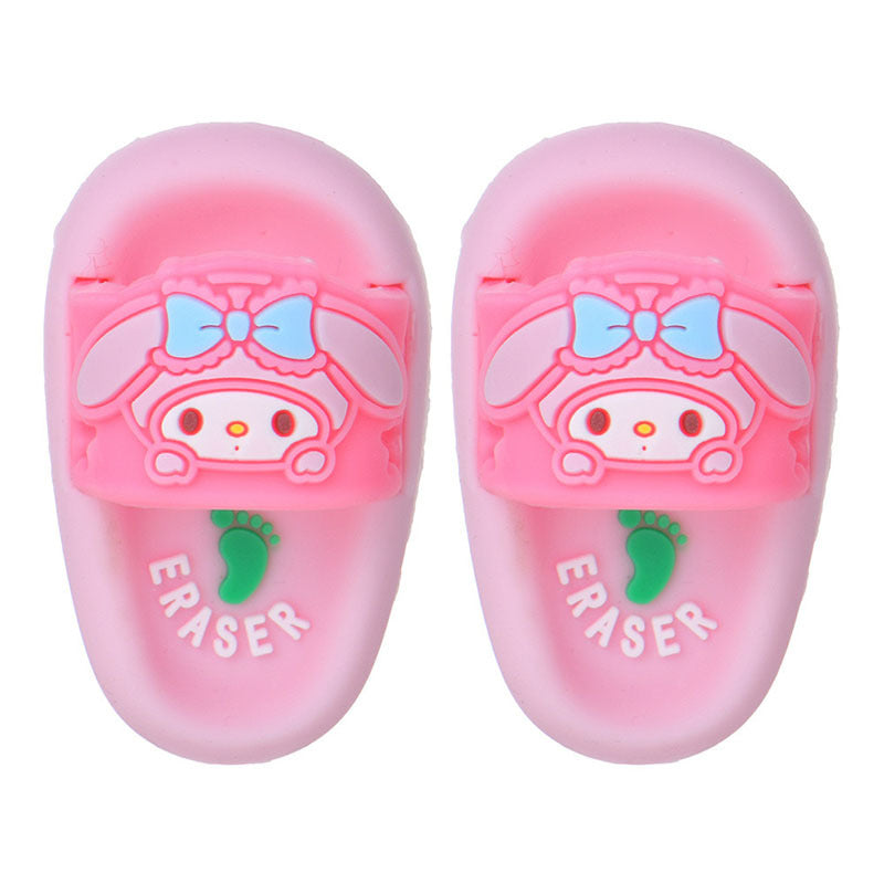 3D Slipper Erasers Cute Cartoon Clean Erase For Kids