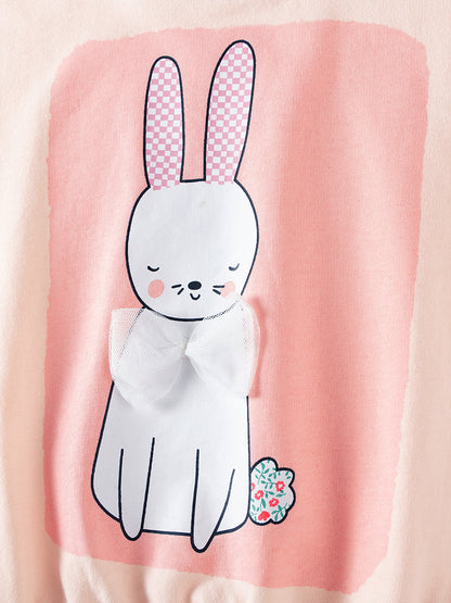 Cartoon Long Sleeve Hoodie for Girls Cotton Fall Outfit