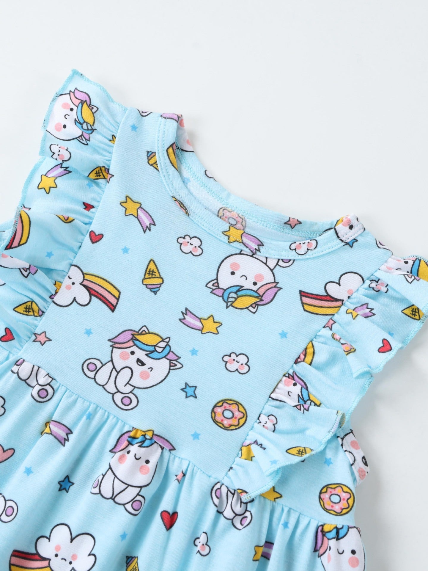 Cartoon Lace A-Line Dress For Girls