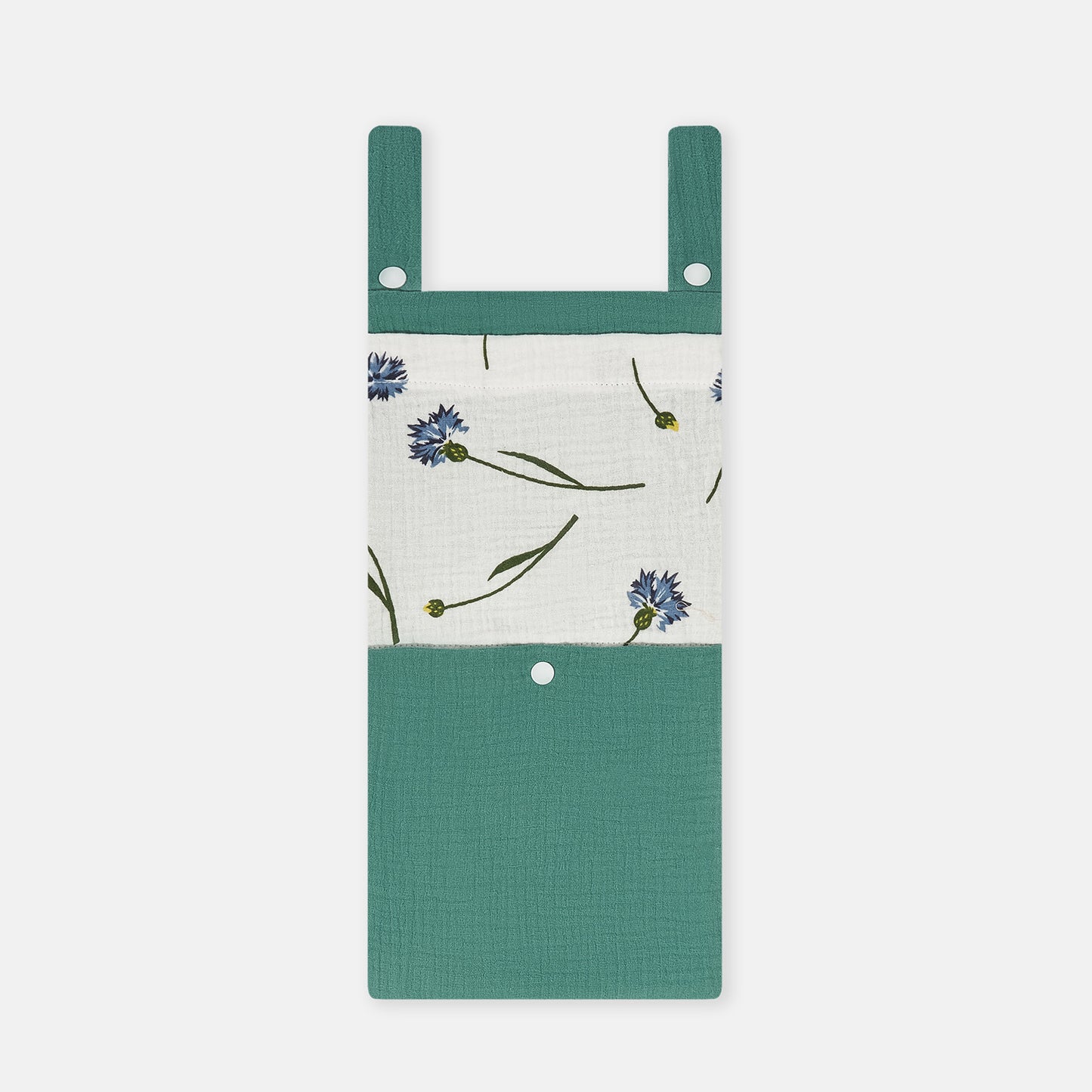 Cotton Baby Crib Storage Hanging Bag Multi-Functional Diaper Toy Organizer