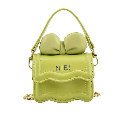 Kids Mini Shoulder Bag Bow Chain Crossbody Bag