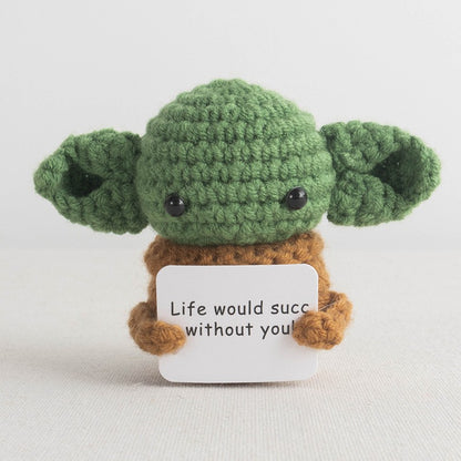 Handmade Positive Energy Potato Plush Toy with Quirky Expressions