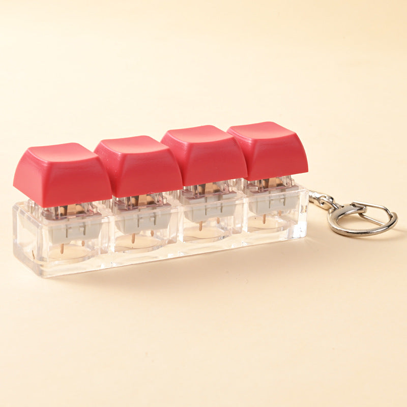 Keychain Fidget Pop Button Stress Relief Toy