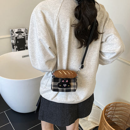 Cute Cartoon Dog Plush Handbag Stylish Crossbody Bag for Kids