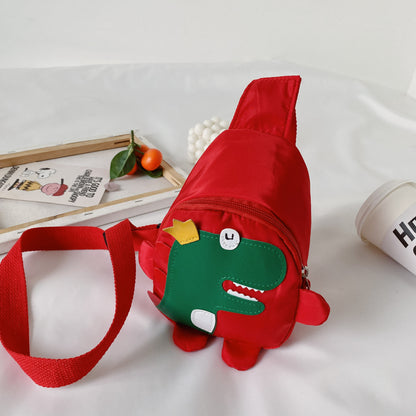 Cute Dinosaur Backpack Casual Crossbody Bag for Kids