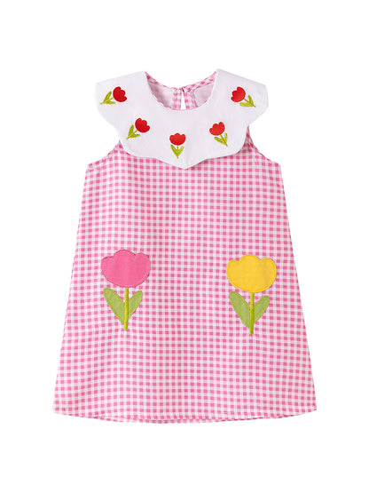 Cute Sleeveless Girl's Dress Summer Fashion